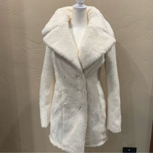 Nonat Luxury Coats "Margot Short Coat", Color: Ivory, Size S